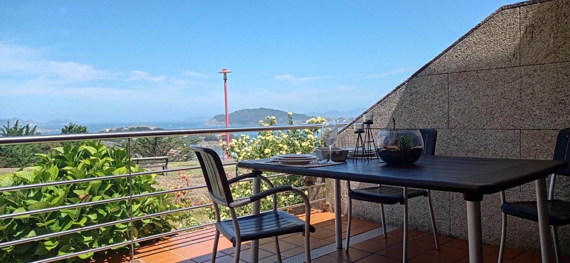 Impresionantes Vistas En Baiona Apartment Bagian luar foto