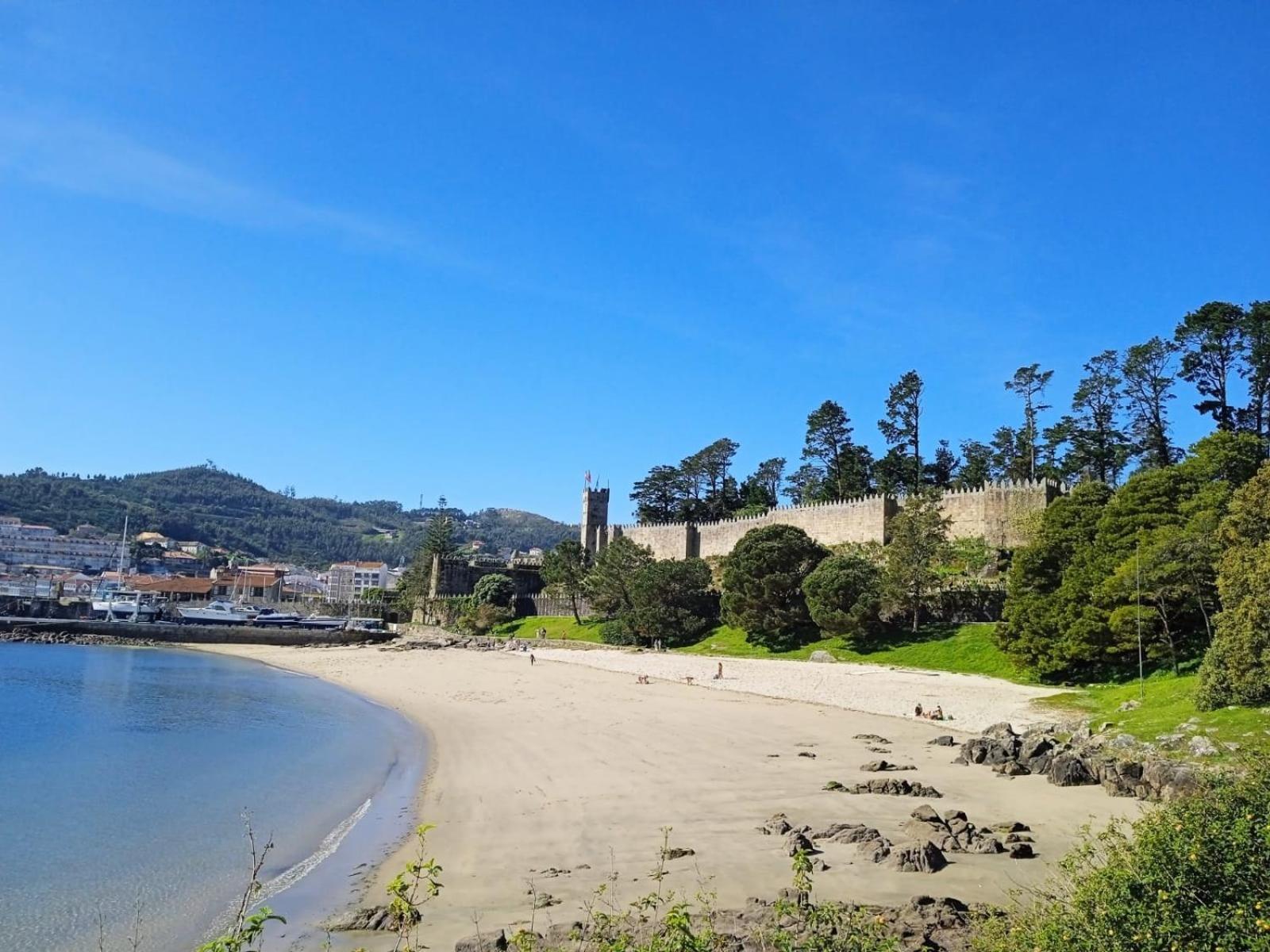 Impresionantes Vistas En Baiona Apartment Bagian luar foto